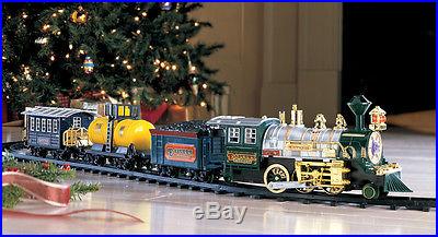 CHRISTMAS Tree Train Set Traditional With Lights & Sound