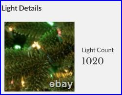 CLASSIC BLUE SPRUCE reNEW 6.5' TREE with LED COLOR+CLEAR LIGHTS