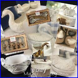 COMPLETE 12Pc 12 DAYS CHRISTMAS SERVING Piece SET 9 LADIES 5 Golden RINGS +