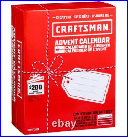 CRAFTSMAN 12 Days Advent Calendar, Limited Edition Gift Box CMMT1242