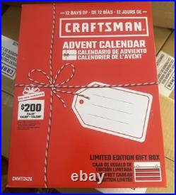 CRAFTSMAN 12 Days Advent Calendar, Limited Edition Gift Box Christmas