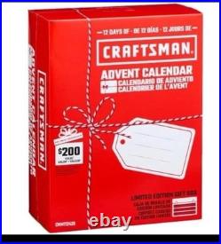 CRAFTSMAN 12 Days Advent Calendar, Limited Edition Gift Box Christmas