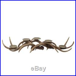 Cabin LODGE 24 Brown ANTLER CANDLE HOLDER 3607018 Raz Imports Christmas NEW