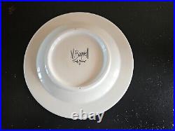 Caffco Simply Christmas Desert/salad Plate Hand Painted By M. Bagwell