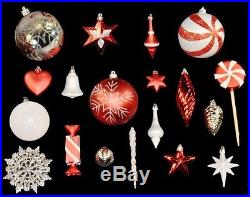 Candy Theme Christmas Tree Decorations Complete Ornament Kit 98pc Tree Trim