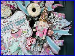 Candyland Wreath, nutcracker wreath, candyland decor Decor, nutcracker decor
