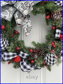 Cardinal Wreath, Winter Wreaths For Front Door