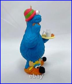 Carlton Cards Sesame Street Cookie Monster for Santa Slippers Stocking Hat