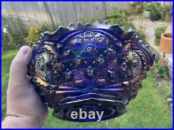 Carnival Glass Memphis Blue Only Two Known