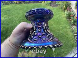 Carnival Glass Memphis Blue Only Two Known