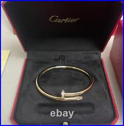 Cartier Juste un Clou Bracelet Diamonds Rose Gold With Full Box