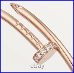 Cartier Juste un Clou Bracelet Diamonds Rose Gold With Full Box