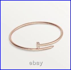 Cartier Juste un Clou Bracelet Diamonds Rose Gold With Full Box