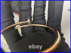 Cartier Juste un Clou Bracelet Diamonds Rose Gold With Full Box