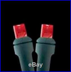 Case of 24 100 count 5 mm LED Christmas Light String Red Color