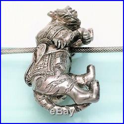 Cazenovia Prowling Tiger Carousel Sterling Silver Ornament Limited Edition