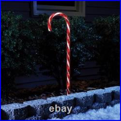 Celebrations 21254-71 Clear Lighted Candy Cane 27 in. Pathway Décor (24-pack)