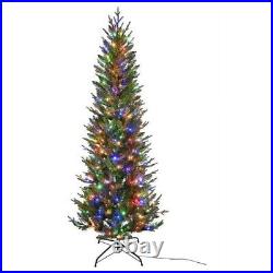 Celebrations -7 ft. Slim LED Majestic Fraser Fir Color Changing Christmas Tree