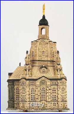 Ceramic house tea light holder Frauenkirche in Dresden Germany Midene handmade