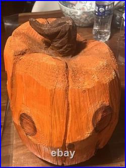 Chainsaw Carved Pumpkin Chainsaw Carved Pumpkin