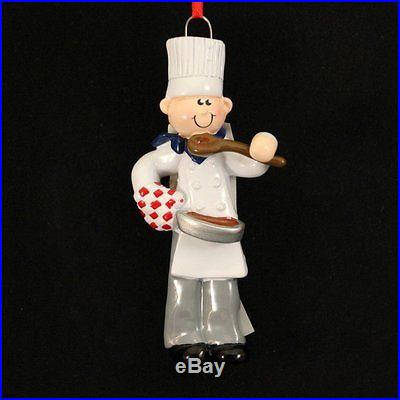 Chef Boy Personalized Christmas Ornament (FREE PERSONALIZING)