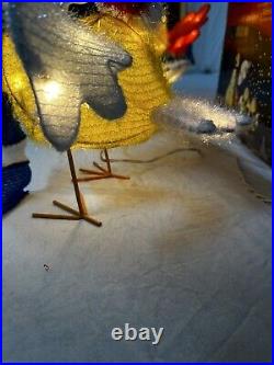 Chicken Family Carolers RARE Holiday Living Light Up Christmas Decor