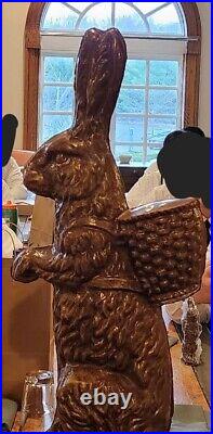 Chocolate Rabbit made by Master Baker at the Culinary Institute. Great Décor