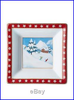 Chopard Haviland Limoges China Winter Theme Pin Tray New