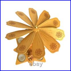 Christian Ulbricht Germany Christmas Pyramid Natural Angels Santa Tealights READ Christian Ulbricht Germany Christmas Pyramid Natural Angels Santa Tealights READ