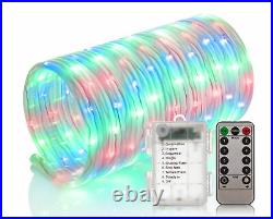Christmas 100 Multi Coloured Led Flexible Rope Tube Light Decoration Xmas Remote