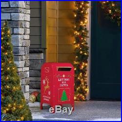 Christmas 23/60cm Letters For Santa North Pole Express Metal Mail Post Box