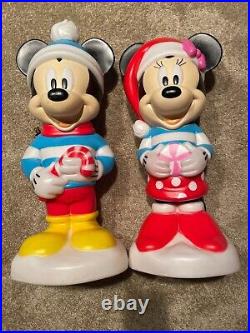 Christmas 23” Disney Door Greeters Mickey & Minnie SET NWT