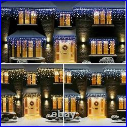 Christmas 360/480/720/960/1200 Led Icicle Snowing Xmas Chaser Lights Outdoor