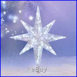 Christmas 4' LED LIGHT Star BETHLEHEM Holiday Decor Winter Garden Lamp Design