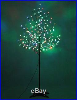 Christmas 6 Ft LED Blossom Tree Yard Prop Light Party Decor Outdoor Holiday Gift