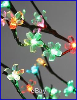 Christmas 6 Ft LED Blossom Tree Yard Prop Light Party Decor Outdoor Holiday Gift