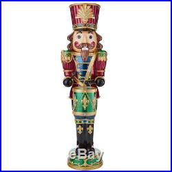 Christmas 6ft 1.80m Resin Nutcracker With 34 LED Lights FREE NEXT DAY DELIVERY