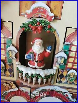 Christmas Advent Calendar Victorian House 24 Doors Costco 663167 Wood with Box