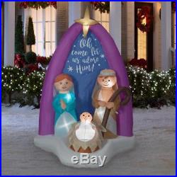 Christmas Airblown Inflatable 6′ Nativity Scene with Mary, Joseph, and Baby Jesus
