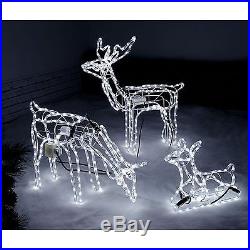 Christmas Animated Reindeer Family Large Silhouette Light WeRChristmas Pre-Lit