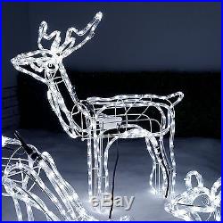 Christmas Animated Reindeer Family Large Silhouette Light WeRChristmas Pre-Lit