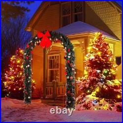 Christmas Arch 24040265cm, Ornaments Holiday Arch for Yard Garden Decoration Christmas Arch 24040265cm, Ornaments Holiday Arch for Yard Garden Decoration
