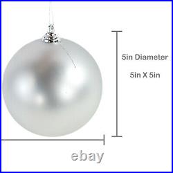 Christmas Ball Ornaments Shatterproof Plastic Indoor Outdoor Holiday Decorations