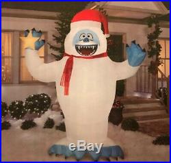 Christmas Bumble Abominable Snowman Rudolph Reindeer Airblown Inflatable 8 Ft