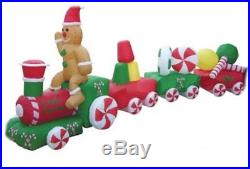 Christmas CANDY TRAIN Airblown Inflatable Yard Decoration 14 1/2 ft Long