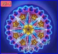 Christmas Capiz Parol LED Lantern Filipino 2025 PH4 size 24 US Seller