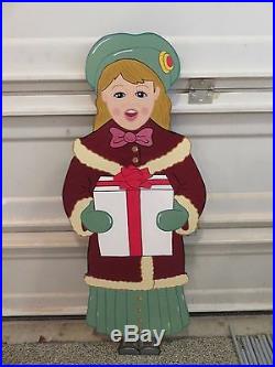 Christmas Carolers Victorian Wood Outdoor Yard Art Decoration, Set of 4 Family