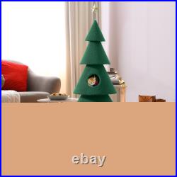 Christmas Cat Tree with Cat House Cat Tower for Indoor Cats with Cat Condos