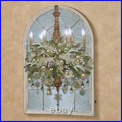 Christmas Chandelier Arched LED Canvas Wall Art Multi Cool