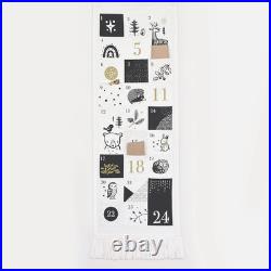 Christmas Countdown Advent Calendar, Fabric, Festive Animals Designs 24 Pocket
